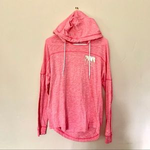 PINK hoodie with open back